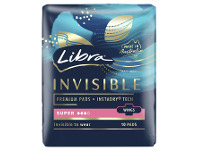 ePharmacy Libra Pads Invisible Body Fit with Wings Super 10 offer