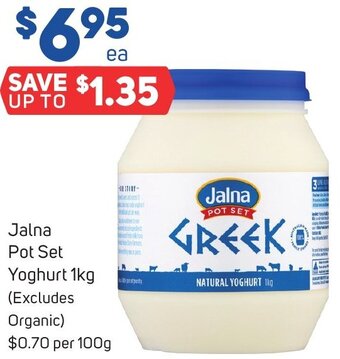 Foodland Jalna Pot Set Yoghurt 1kg offer