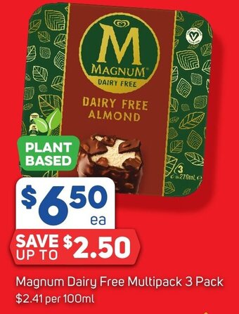Foodland Magnum Dairy Free Multipack 3 Pack offer