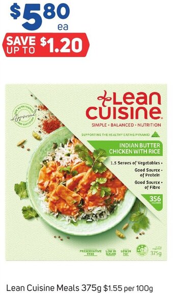 Foodland Lean Cuisine Meals 375g` offer