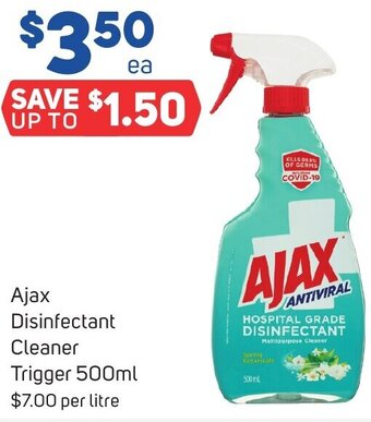 Foodland Ajax Disinfectant Cleaner Trigger 500ml offer