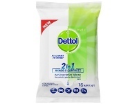 My Chemist Dettol Hands and Surface Wipes 15pk 2 in 1 Antibacterial offer