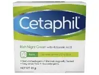 ePharmacy Cetaphil Face Rich Hydrating Night Cream with Hyaluronic Acid 48g offer