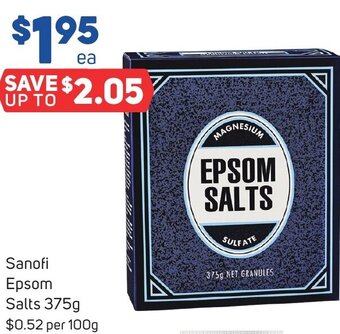 Sanofi Epsom Salts 375g