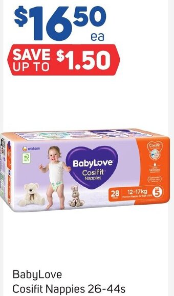 Foodland BabyLove Cosifit Nappies 26-44s offer