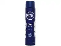 ePharmacy Nivea for Men Deodorant Aerosol Cool Kick 250ml offer