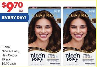Foodland Clairol Nice 'N Easy Hair Colour 1 Pack offer