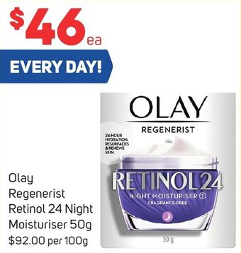 Foodland Olay Regenerist Retinol 24 Night Moisturiser 50g offer