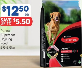 Purina Supercoat Dry Dog Food 2.6-2.8kg