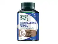 ePharmacy Nature's Own 4 in 1 Concentrated Fish Oil 90 Odourless Capsules offer
