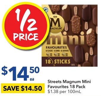 Ritchies Streets Magnum Mini Favourites 18 PacFAVOURITES offer