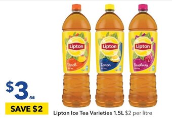 Ritchies Lipton Ice Tea Varieties 1.5L offer