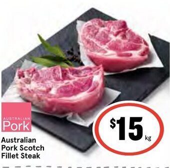 IGA Australian Pork Scotch Fillet Steak offer