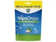 Vicks VapoDrops Original Menthol 42 Lozenges