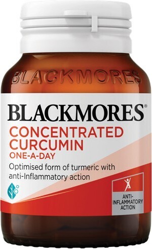 Soul Pattinson Chemist Blackmores concentrated curcumin one-a-day 30 tablets offer