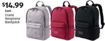 ALDI Crane Neoprene Backpack offer