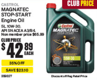 SuperCheap Auto CASTROL MAGNATEC STOP-START Engine Oil offer