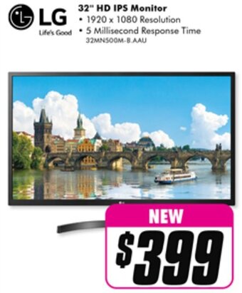 The Good Guys 32" HD IPS Monitor offer