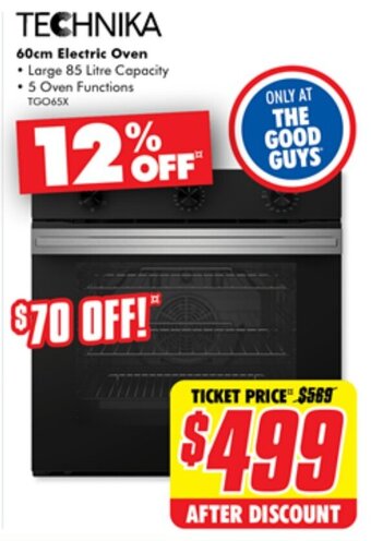 The Good Guys 60cm Electric Oven offer