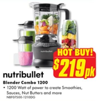 The Good Guys nutribullet Blender Combo 1200 offer