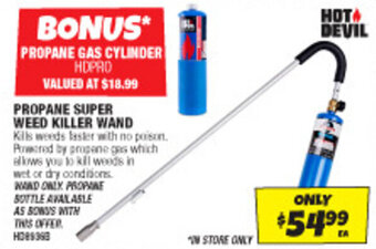 Autobarn PROPANE SUPER WEED KILLER WAND offer