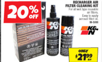 RECHARGER AIR FILTER CLEANING KIT