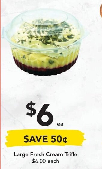 Drakes Large Fresh Cream Trifle offer