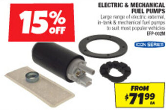 Autobarn ELECTRIC & MECHANICAL FUEL PUMPS offer