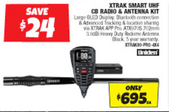 Autobarn XTRAK SMART UHF CB RADIO & ANTENNA KIT offer