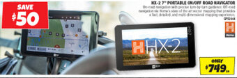 Autobarn HX-2 7" PORTABLE ON/OFF ROAD NAVIGATOR offer