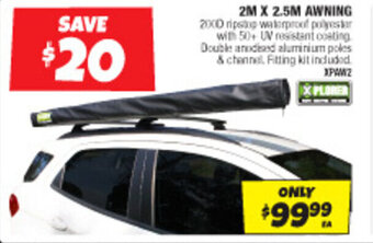 Autobarn 2M X 2.5M AWNING offer