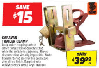 CARAVAN TRAILER CLAMP