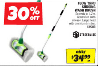 Autobarn FLOW THRU SUDSING WASH BRUSH offer