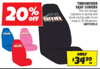 Autobarn THROWOVER SEAT COVERS offer