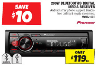 Autobarn 200W BLUETOOTH DIGITAL MEDIA RECEIVER offer