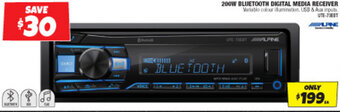 Autobarn 200W BLUETOOTH DIGITAL MEDIA RECEIVER offer