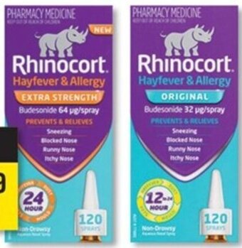 Pharmacy Direct Rhinocort Selected Hayfever & Allergy Relief Range offer