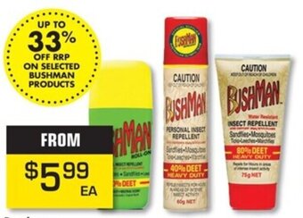 Pharmacy Direct Bushman Selected Range offer