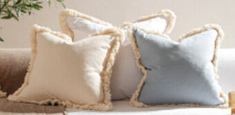 Pillow Talk Chester feather cushion 50cm offer