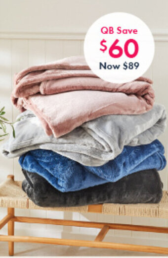 LUXE 520gsm microfibre blanket by M.U.S.E.