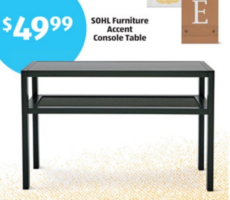 SOHL Furniture Accent Console Table offer at ALDI