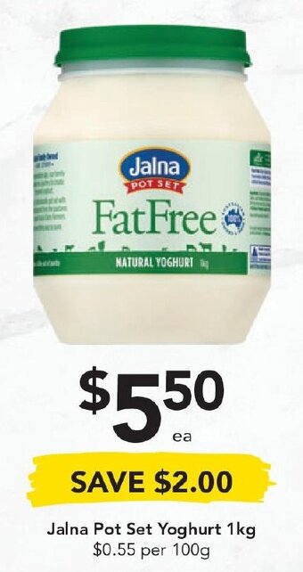 Drakes Jalna Pot Set Yoghurt 1kg offer