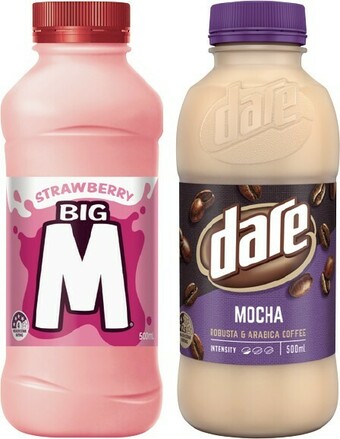 IGA Big M or Dare Iced Coffee 500mL Selected Varieties offer