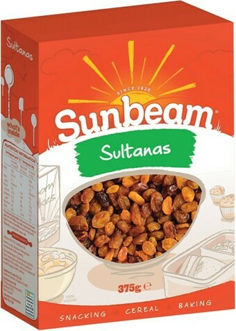 IGA Sunbeam Sultanas 375g offer