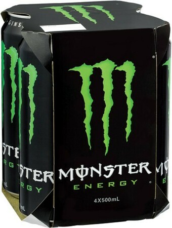 IGA Monster Energy Drink 4x500mL Selected Varieties offer