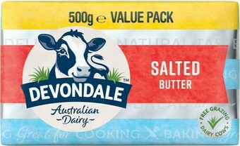 IGA Devondale Salted or Unsalted Butter Value Pack 500g offer