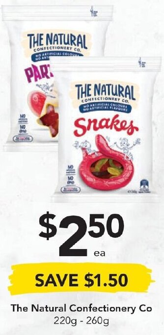 Drakes The Natural Confectionery Co 220g-260g offer