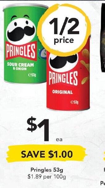 Drakes Pringles 53g offer