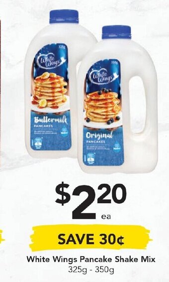 Drakes White Wings Pancake Shake Mix 325g-350g offer