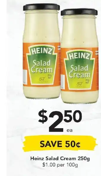 Drakes Heinz Salad Cream 250g offer